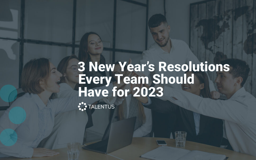 3 New Year's resolutions for 2023